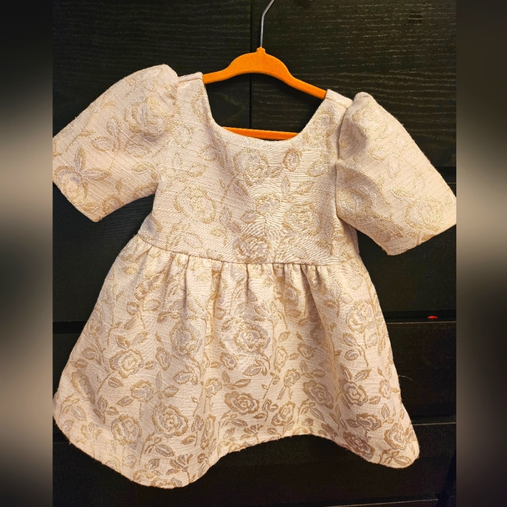 Janie and Jack Jacquard Dress size 3